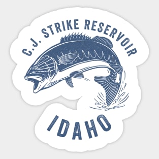 C J Strike Reservoir Idaho Sticker